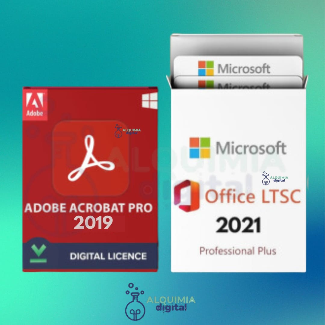 Pack Office + Adobe Acrobat PRO - Alquimia Digital CL