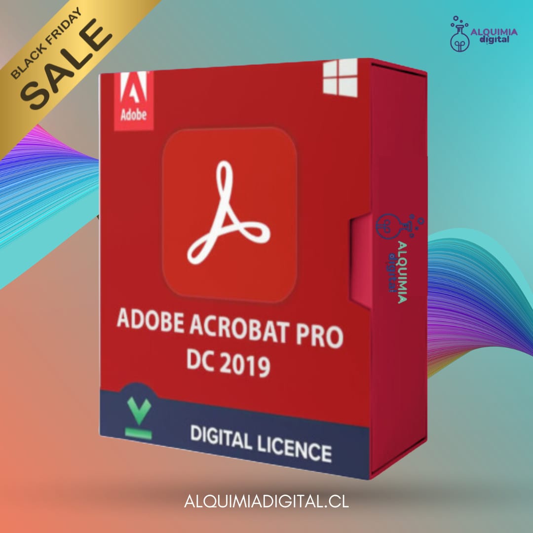 Adobe Acrobat PRO DC 2019 Permanente - Descuento Regreso a Clases - Alquimia Digital CL