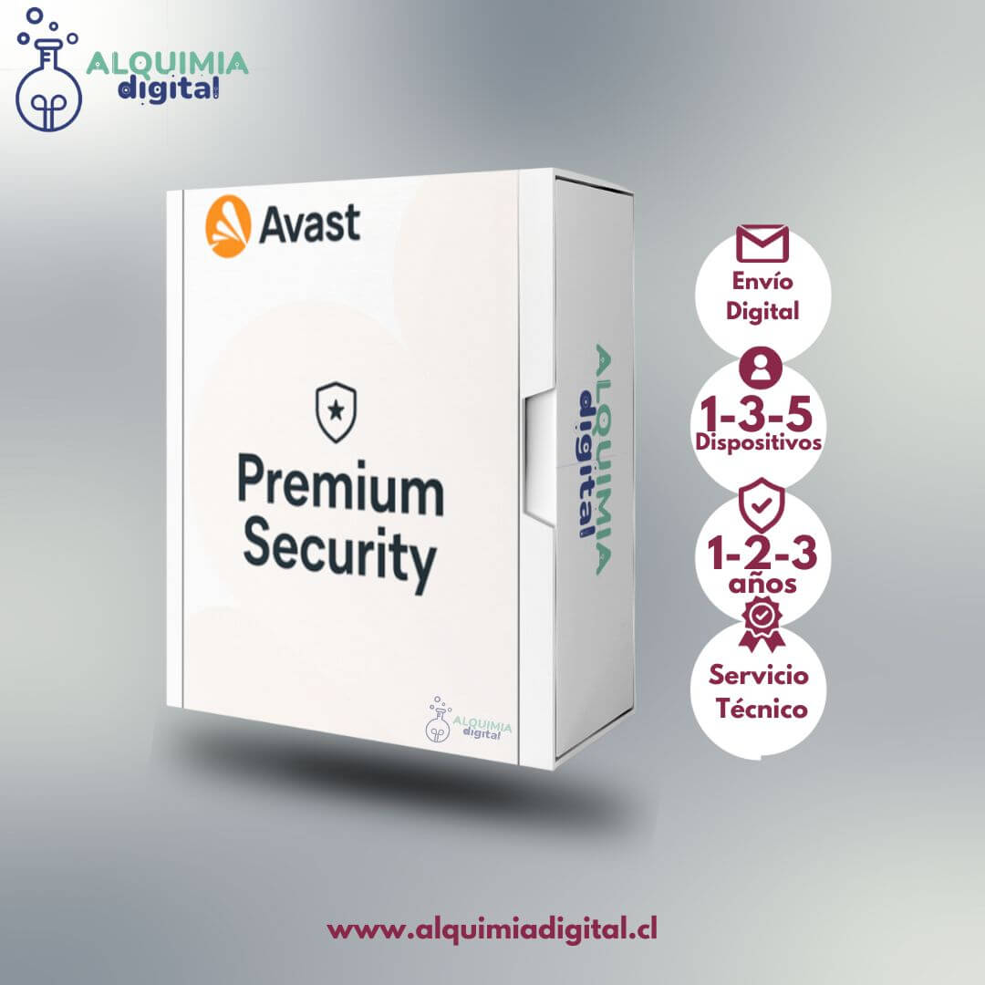 Avast Premium Security - Oferta - Alquimia Digital CL