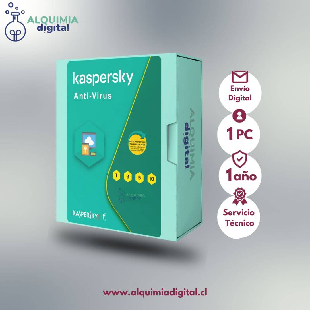 Kaspersky Anti Virus 2024 - Alquimia Digital CL